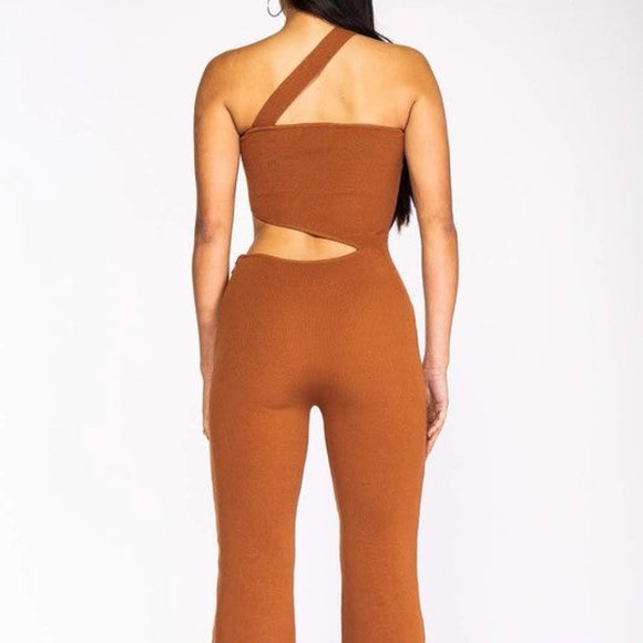 One Shoulder Strap Jumper - Brown - Picture 3 of 3